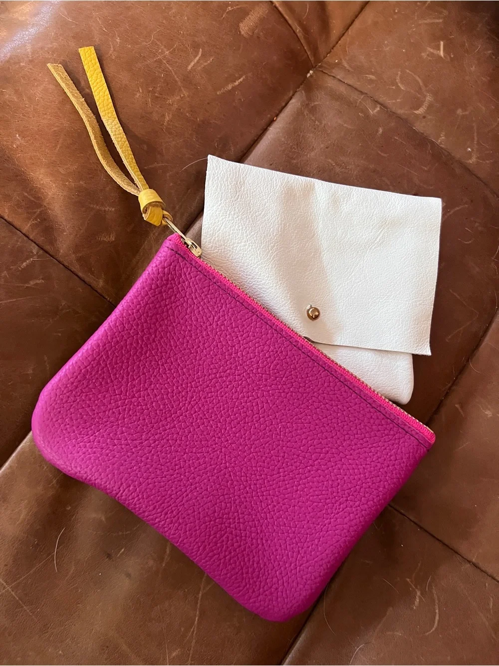 Pair of Baqette Brand Leather Pouches